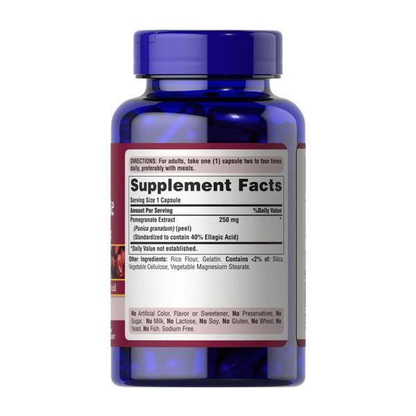 Pomegranate 250mg - 60 caps 2023-10-3387 фото